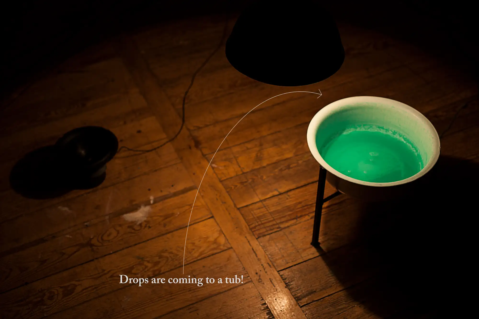 still sign with water detail